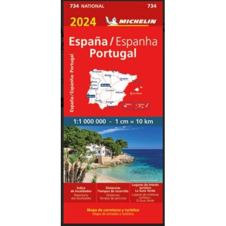 Mapa Michelin España - Portugal 2024
