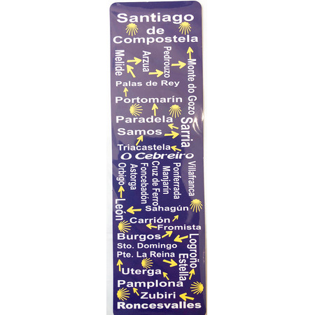 Marcapáginas Pueblos Camino de Santiago