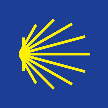 Pegatina Estrella del Camino de Santiago