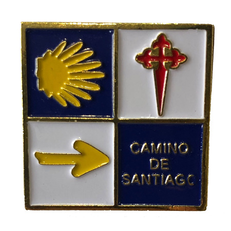 Pin Flecha, Cruz y Estrella Camino de Santiago Grande
