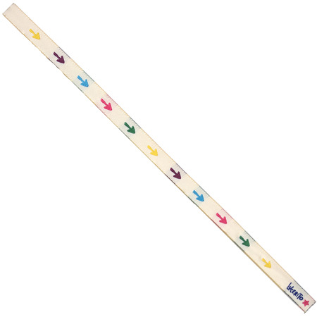Pulsera Tela Flechas De Colores 70 Blanco