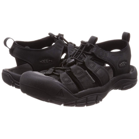 Sandalia Keen Newport Cuero Negro