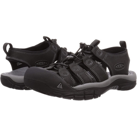 Sandalias Keen Newport Cuero Negro/Gris