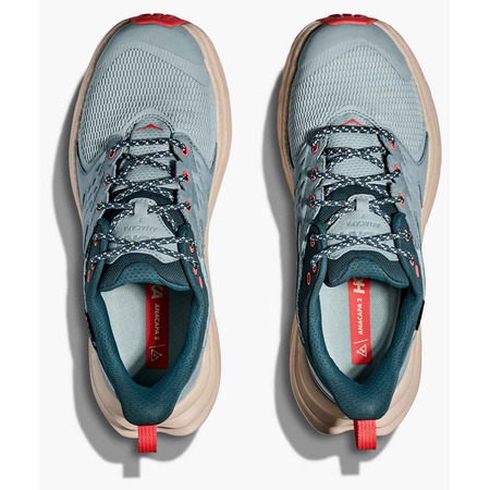 Zapatilla Hoka Anacapa 2 Low GTX W Azul/Coral