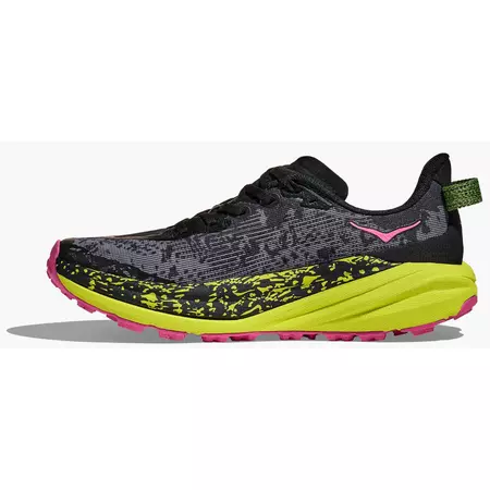 Zapatilla Hoka Speedgoat 6 W Negro/Neón