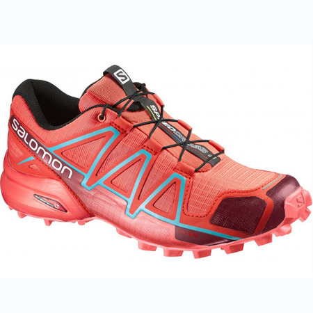 Zapatilla Salomon Speedcross 4 W Rojo/Coral/Azul