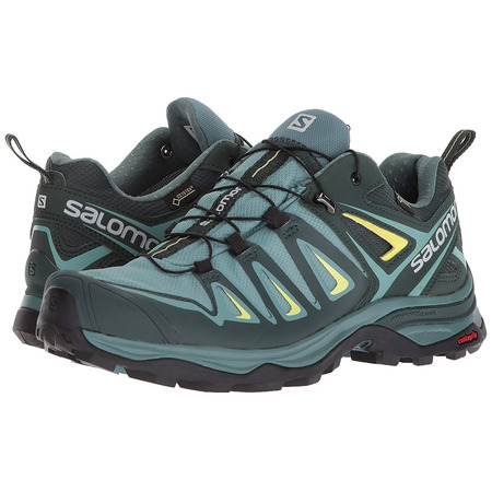 Zapatillas Salomon X Ultra 3 GTX W Verde/Negro/Amarillo