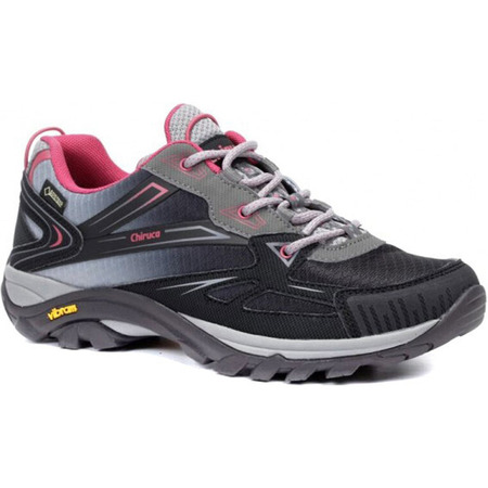 Zapato Chiruca Aruba 03 Goretex Negro/Gris/Fucsia