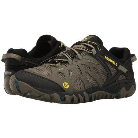 Zapatillas Merrell Allout Blaze Aero Sport Verde Oliva/Negro