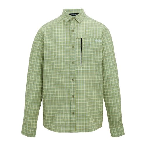 Camisa Regatta Anti-insectos Travel Light Cuadros Verde