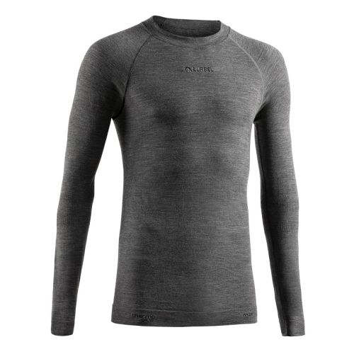 Camiseta Lurbel Merino Hollow Long Sleeves Gris
