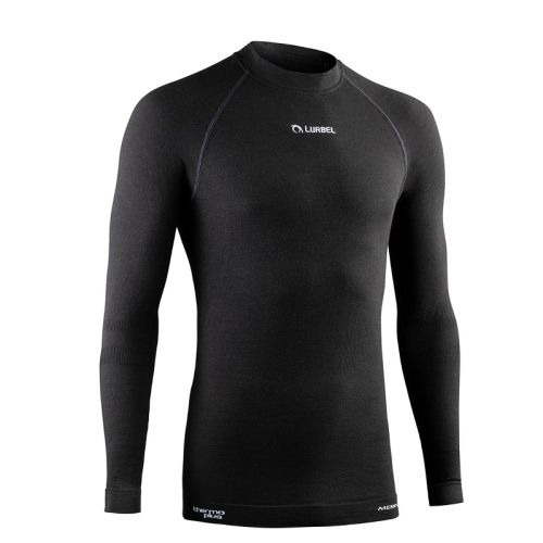 Camiseta Lurbel Merino Hollow Long Sleeves Negro