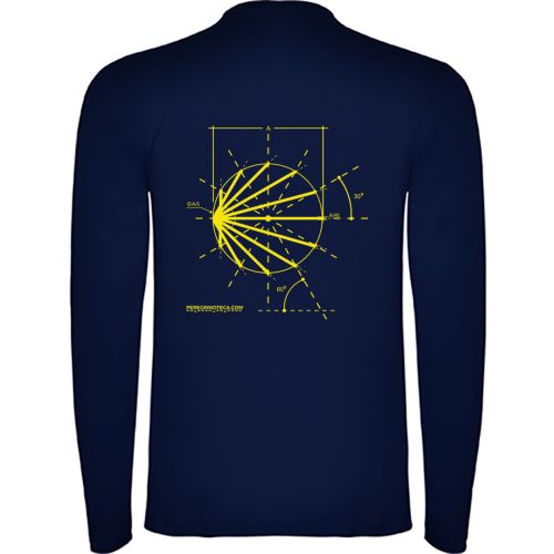 Camiseta manga larga Boceto Camino Marino