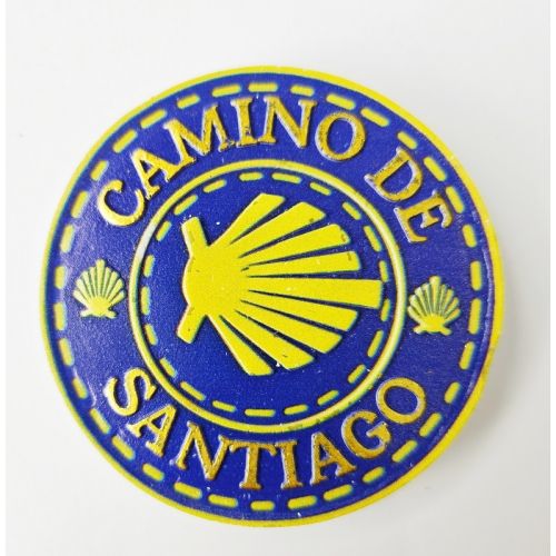 Imán Resina Estrella Redondo Camino De Santiago MyL