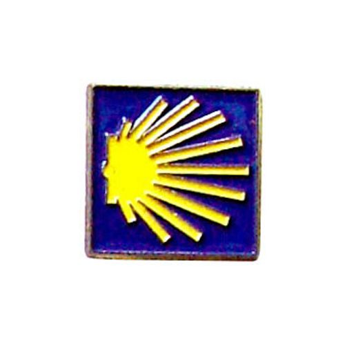 Pin Estrella Amarilla del Camino Metal