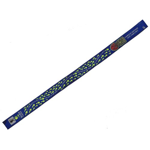 Pulsera Tela flechas pequeñas Camino 18 Azul