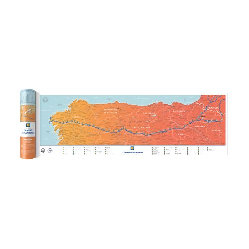 Rasca el Camino de Santiago