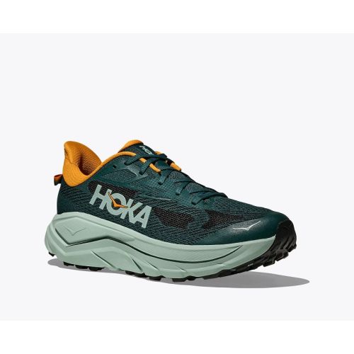 Zapatilla Hoka Challenger 8 Verde Bosque/Naranja