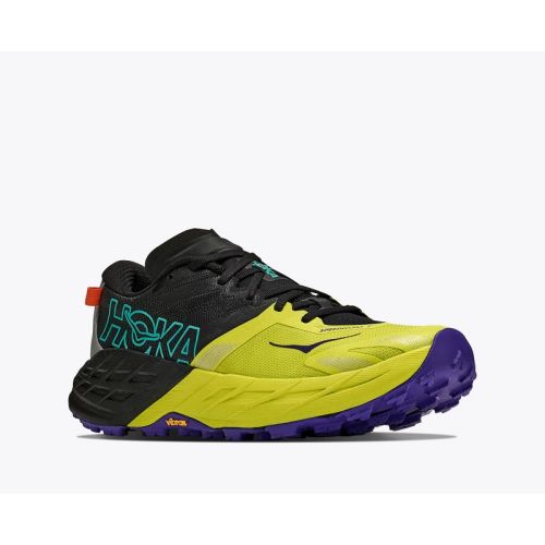 Zapatilla Hoka Speedgoat 7 Negro/Limón