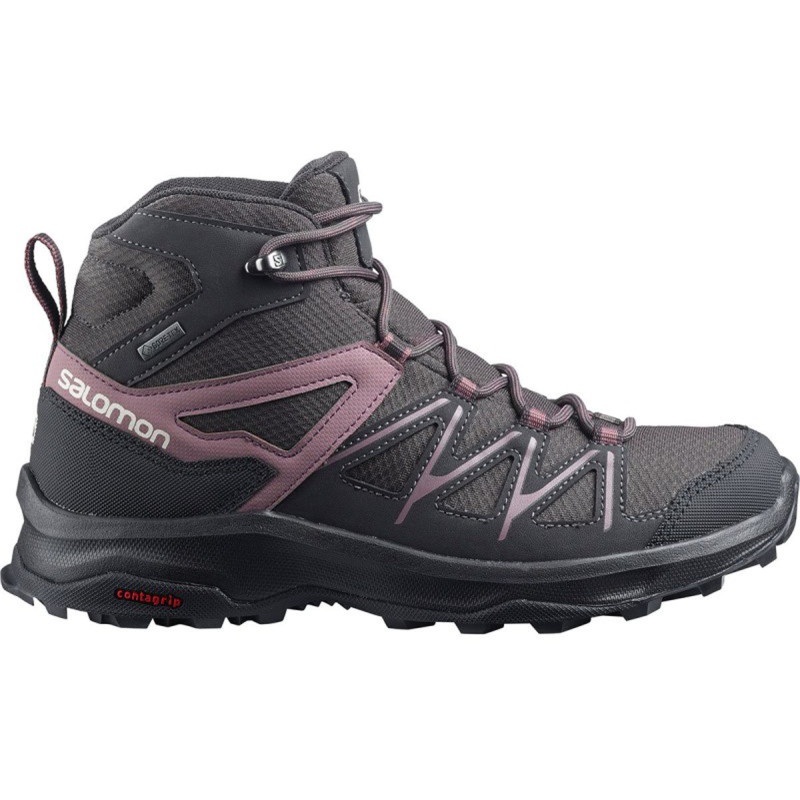 Bota Salomon Daintree Mid GTX W Negro/Morado