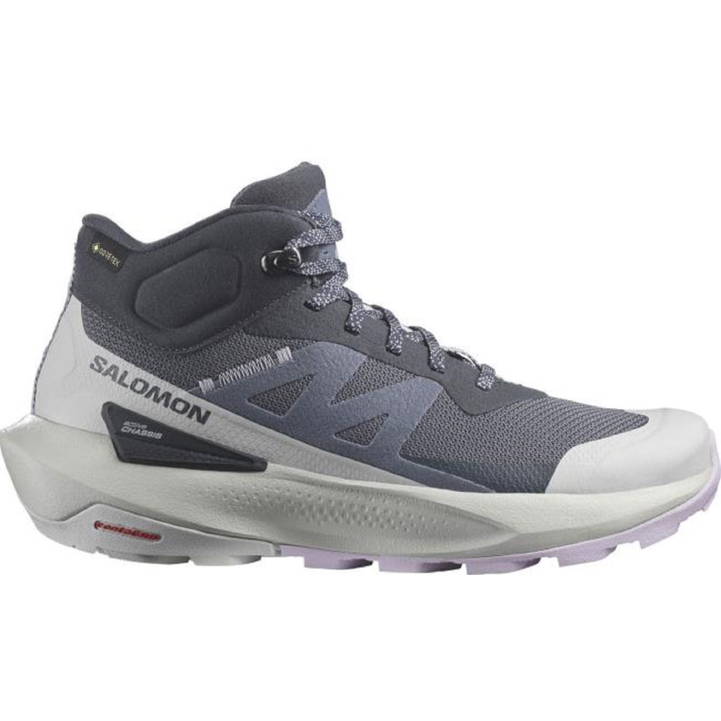 Bota Salomon Elixir Activ Mid GTX W Negro/Hueso