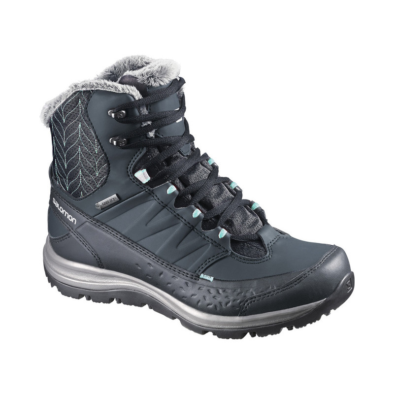 Bota Salomon Kaina Mid GTX W Negro/Gris