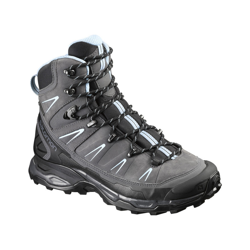 Bota Salomon X Ultra Trek GTX W Negro/Gris/Turquesa