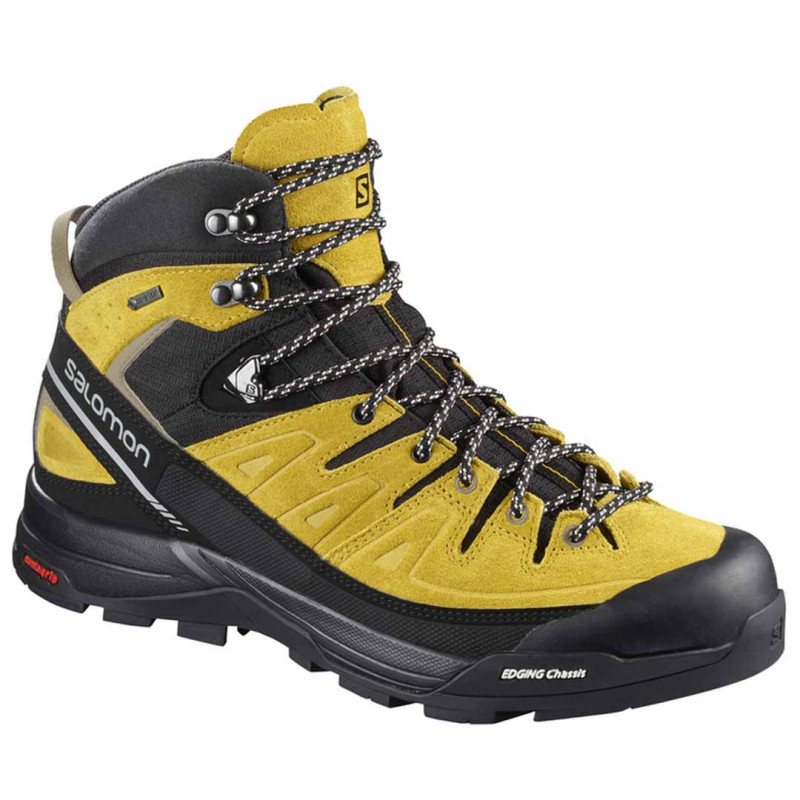 Bota Salomon X Alp Mid LTR GTX Amarillo/Negro/Gris