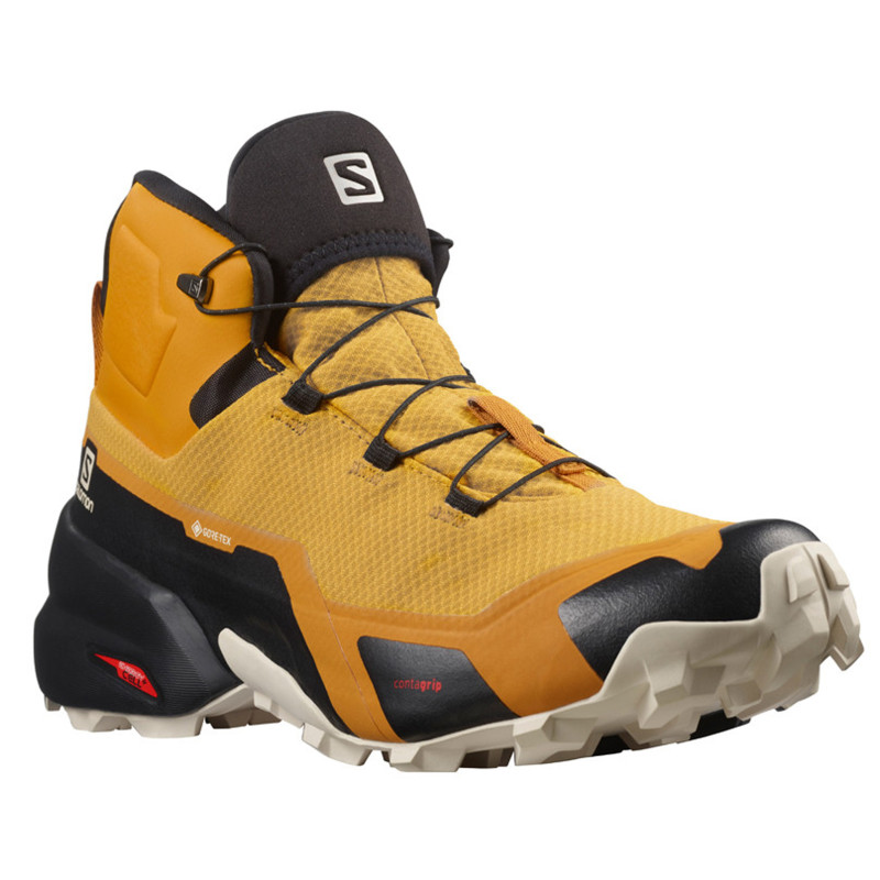 Botas Salomon Cross Hike Mid GTX Amarillo/Mostaza