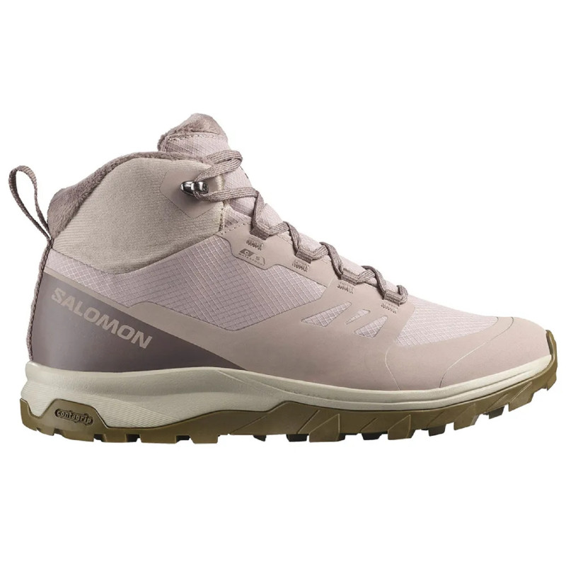 Botas Salomon Outsnap CSWP W Rosa/Beige