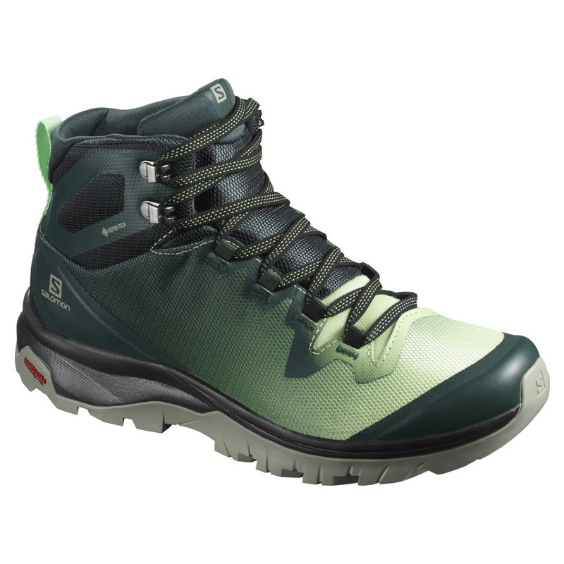 Botas Salomon Vaya Mid GTX W Turquesa/Verde