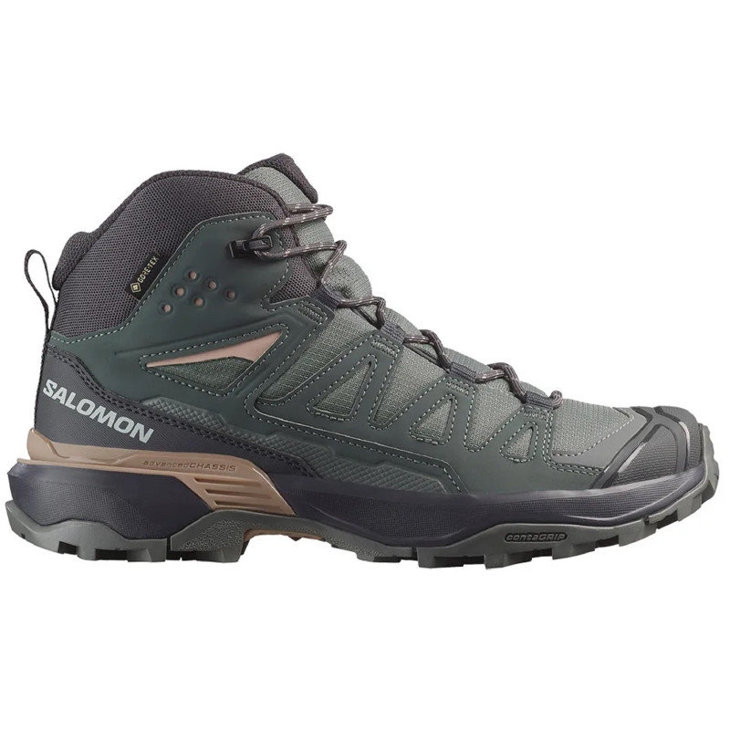 Botas Salomon X Ultra 360 Mid GTX W Verde Bosque