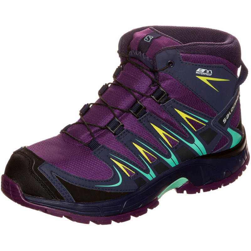 Botas Salomon XA PRO 3D MID CSWP J Morado/Turquesa