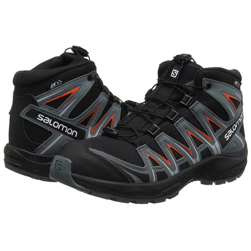 Botas Salomon XA PRO 3D Mid CSWP J Negro/Gris