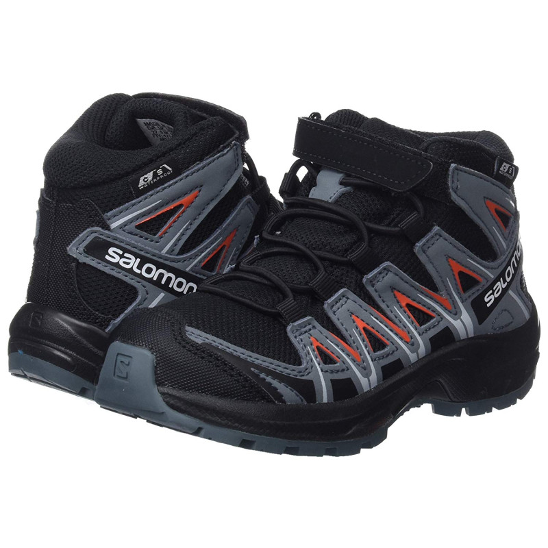 Botas Salomon Xa Pro 3D Mid CSWP K Negro/Gris