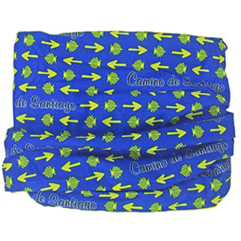Braga cuello concha y flecha Camino de Santiago