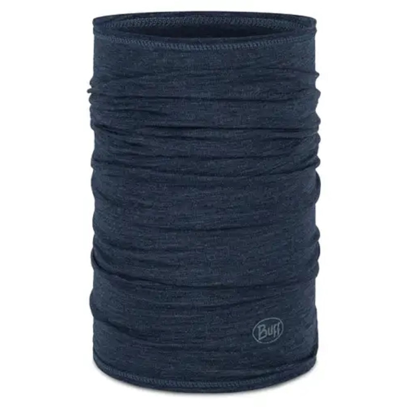 Braga de cuello Buff Merino Lightweight Solid NightBlue