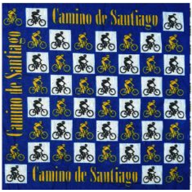 Braga De Cuello Camino De Santiago Bicis MyL Azul