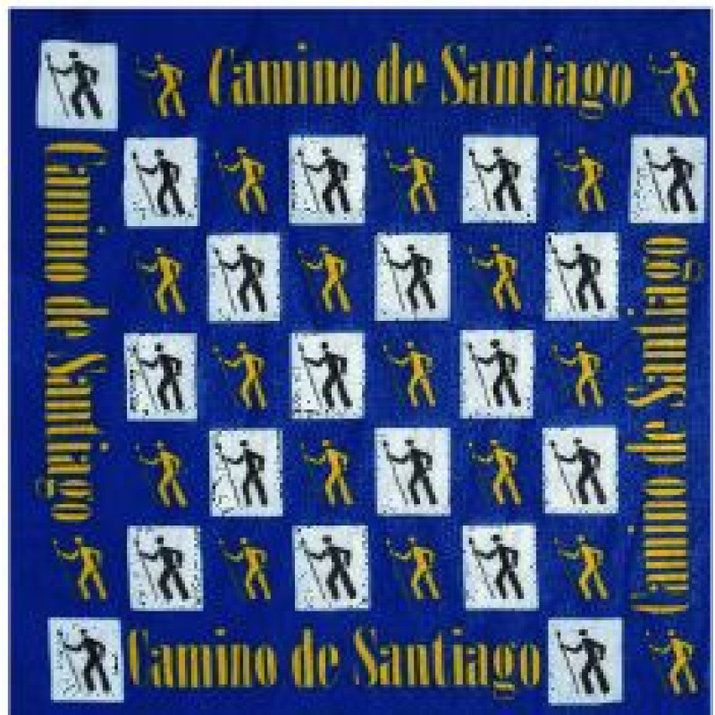 Braga De Cuello Camino De Santiago Peregrinos MyL Azul