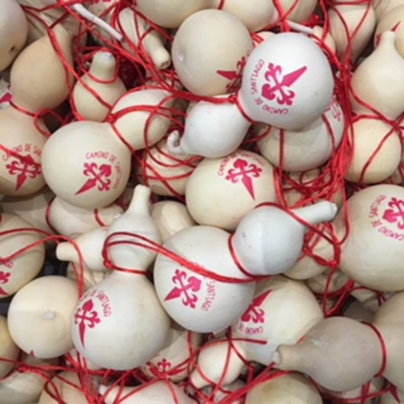 Calabaza natural Camino de Santiago