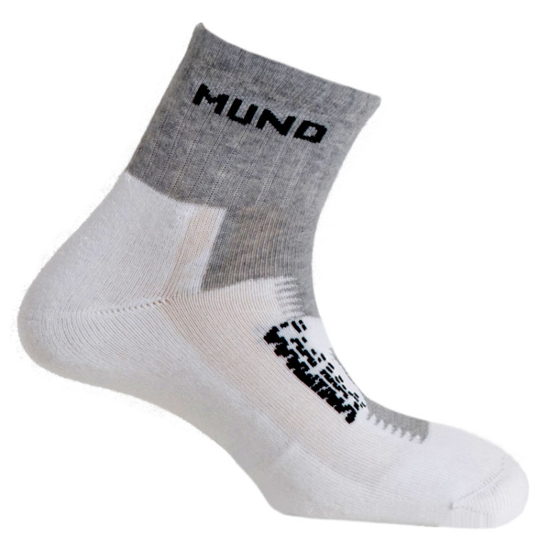 Calcetines Mund Running Blanco/Gris