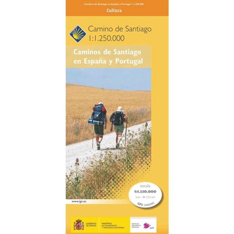 Caminos De Santiago En La Península Ibérica 1:1.250.000
