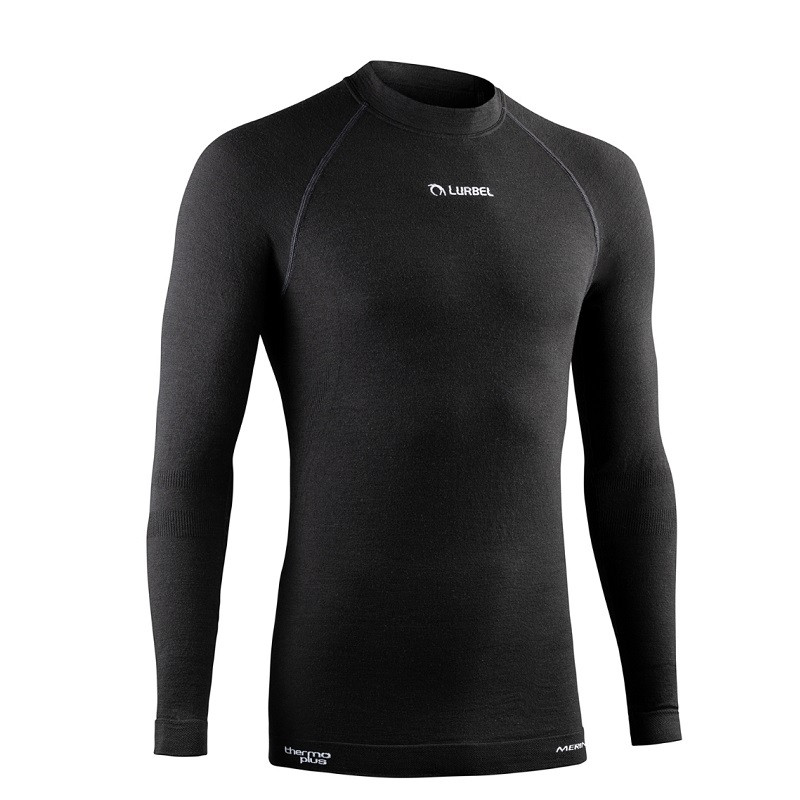 Camiseta Lurbel Merino Hollow Long Sleeves Negro