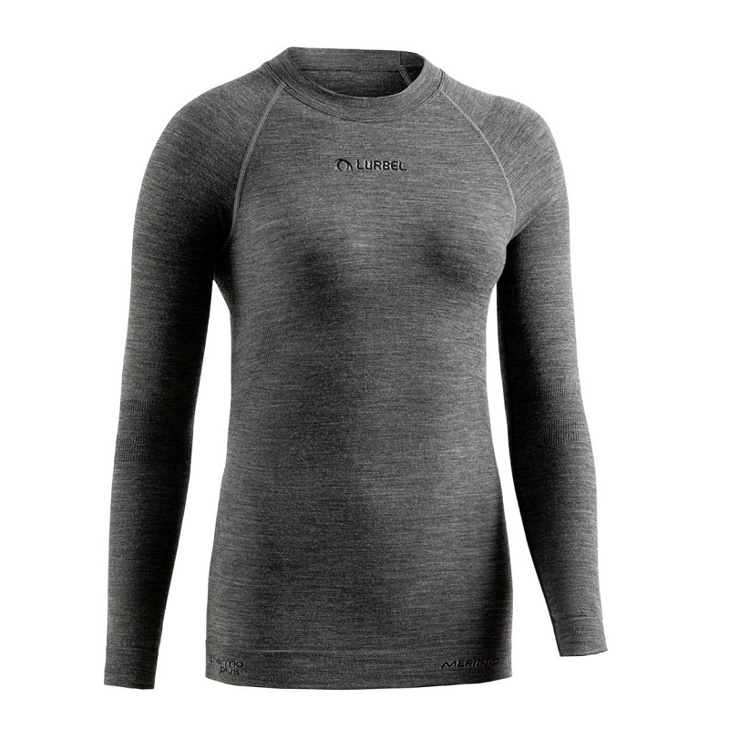 Camiseta Lurbel Merino Hollow Long Sleeves W Gris