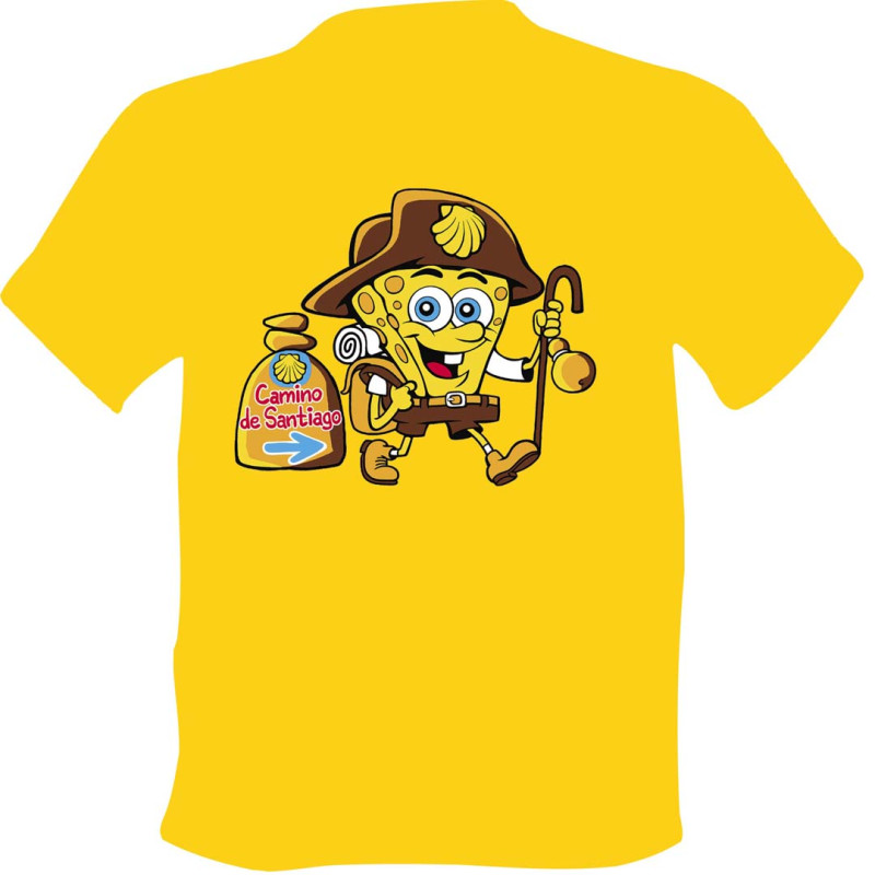 Camiseta niño Bob Esponja - Camino de Santiago