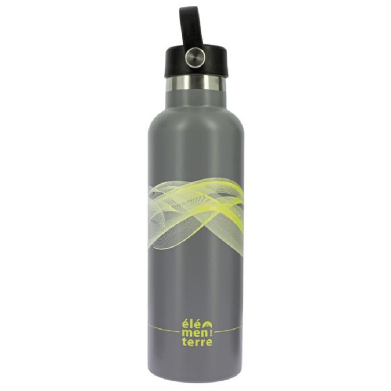 Cantimplora Isotérmica Elementerre Kukumber 750 ml Gris/Amarillo