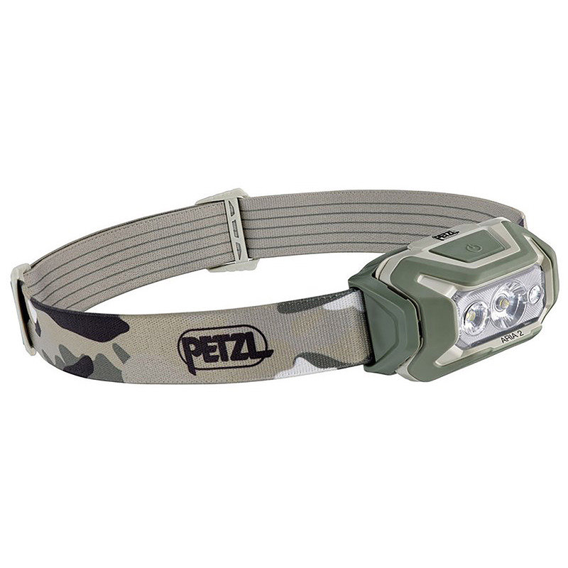 Frontal Petzl Aria 2 RGB 450 Lumens