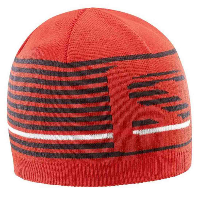 Gorro Salomon Flatspin Short Beanie Rojo/Negro
