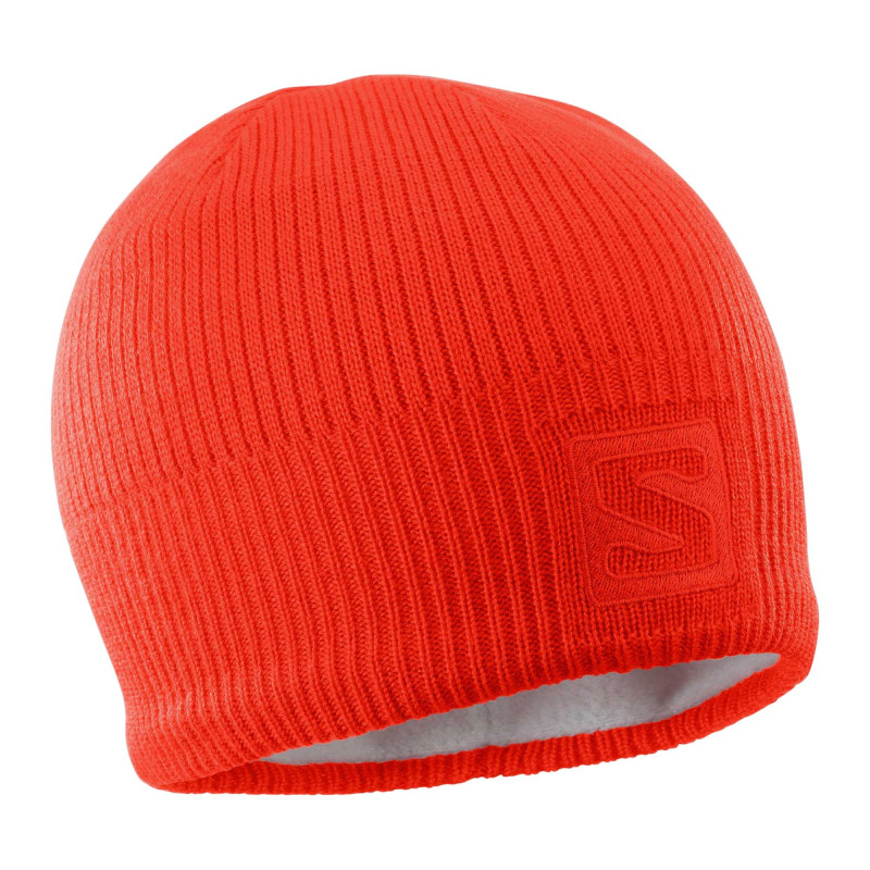 Gorro Salomon Logo Beanie Rojo Tomate