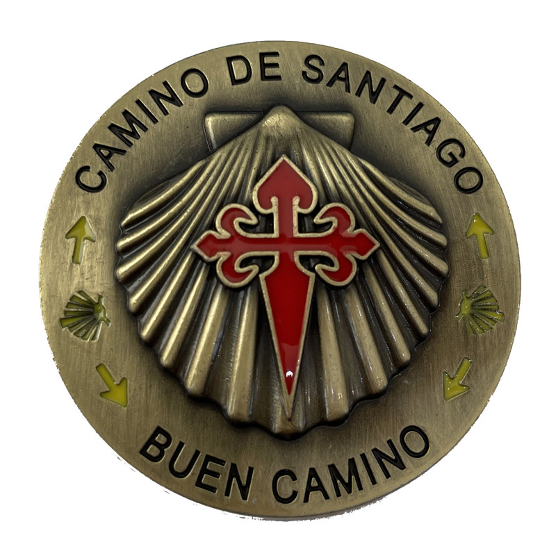 Imán metal Estrella Buen Camino